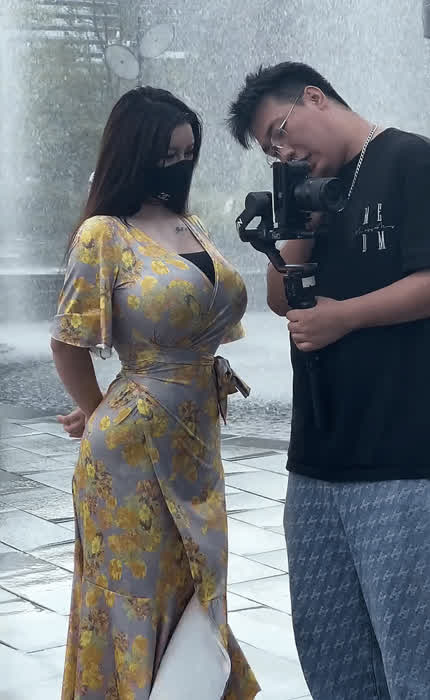 Checking the camera