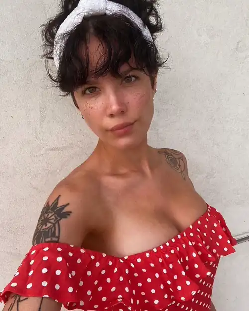 polka dot top