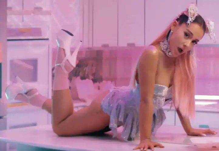 7 rings music video is softcore porn
