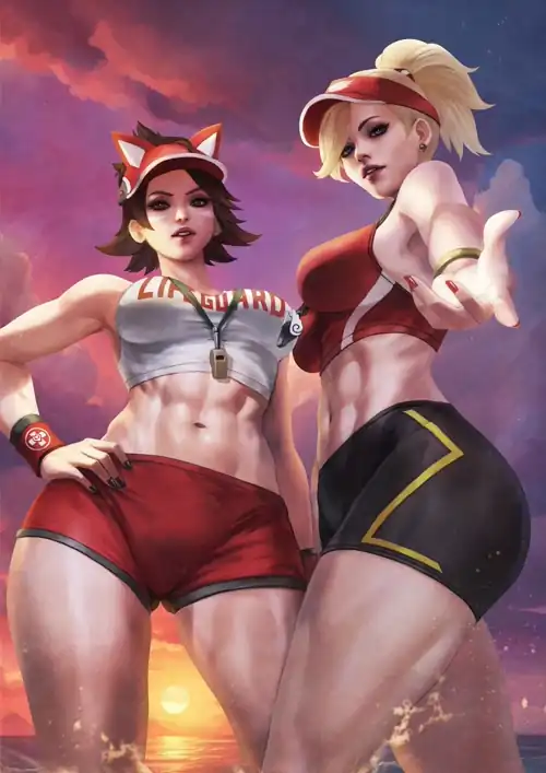 Lifeguard Kiriko & Mercy (Monori Rogue)