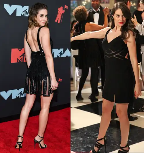 Stunning as Alison and Annie in a black dress