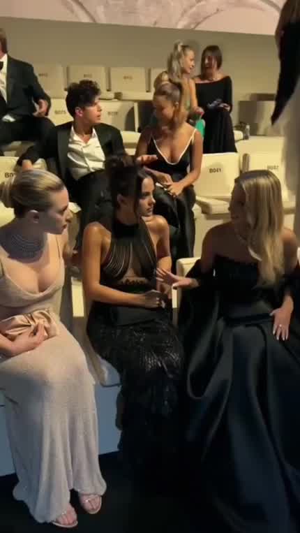 Lili with Sydney Sweeney, Camila Mendes at the Giorgio Armani’s “A Night In Venice” event | IG September 2023