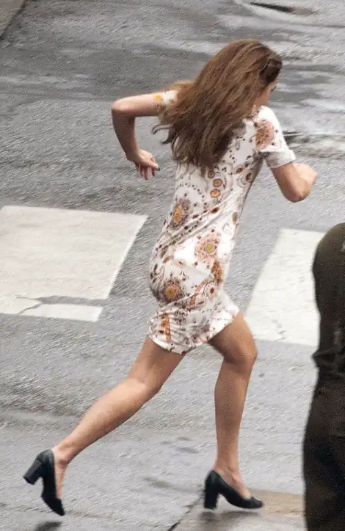 Booty in a dress