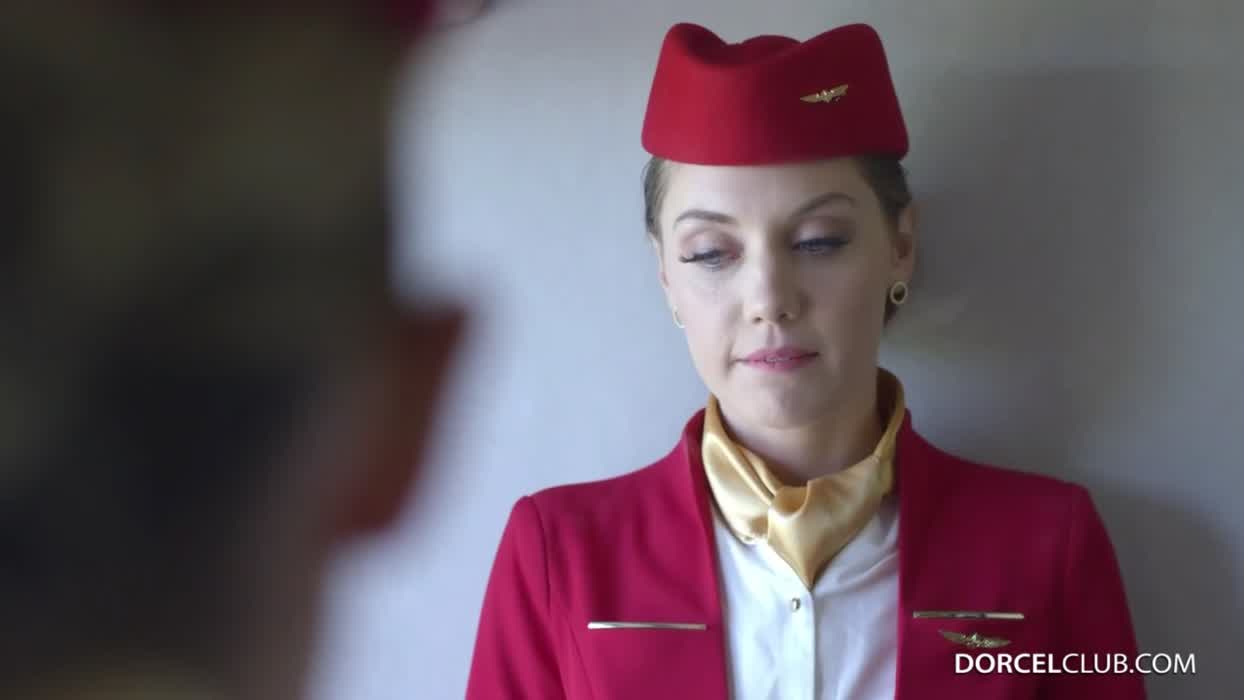Elena Koshka - A Caring Stewardess