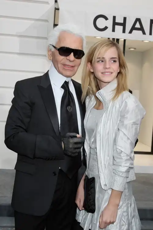 Emma Watson with the king of pop