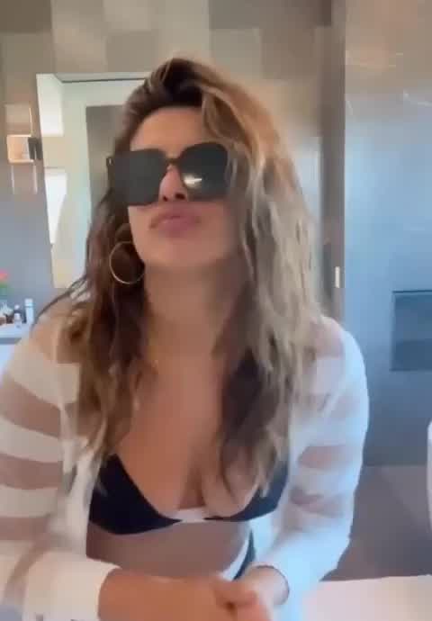Priyanka Fixing Her Hair - Instagram 2022