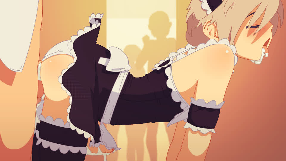 Femboy in maid outfit is fucked
