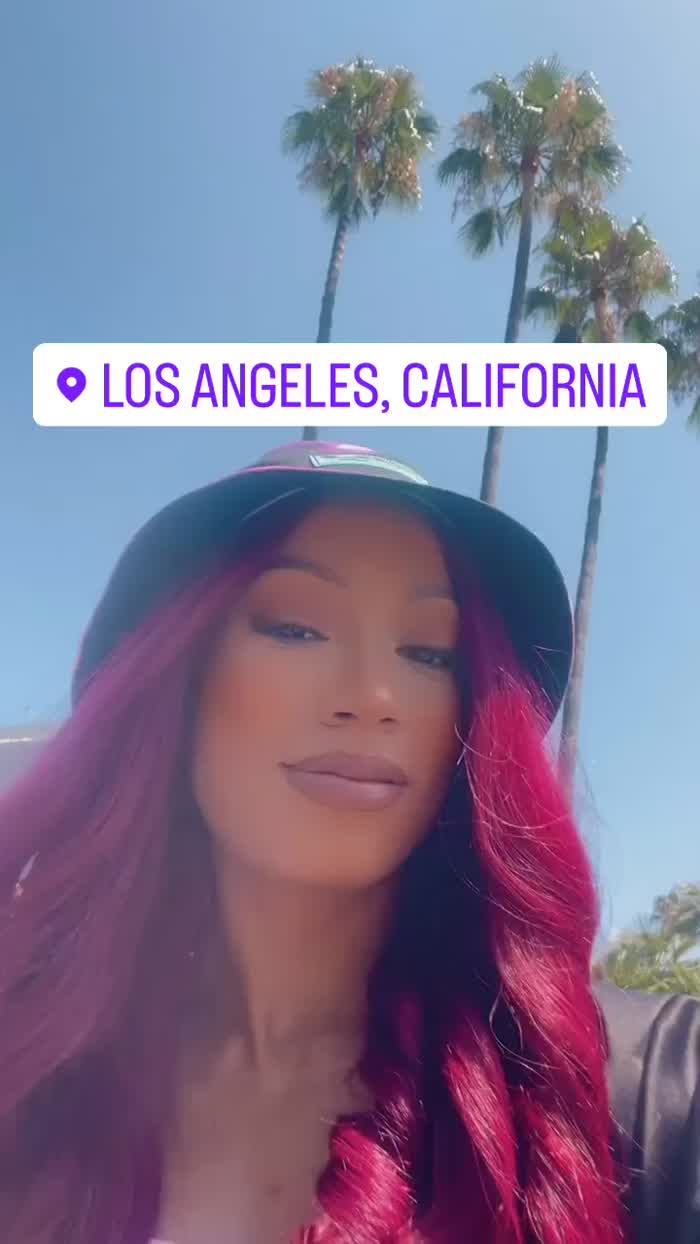 Mercedes in LA today