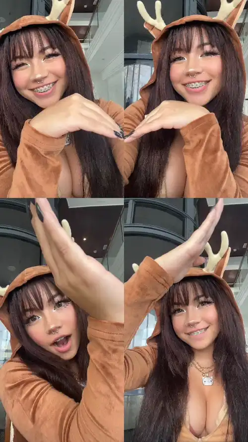sending nudes to the first 100 people commenting "<3"
