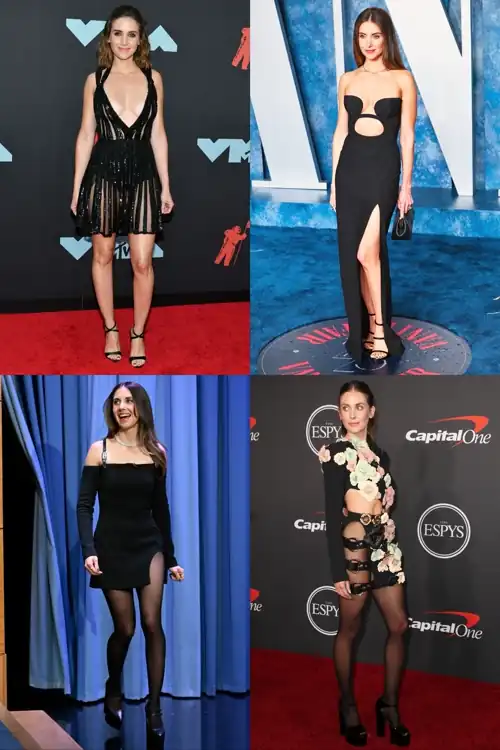 Alison always killing it in black dresses
