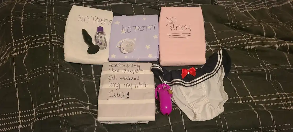 Wife's birthday weekend, she's off getting filled by her boyfriend and left me these