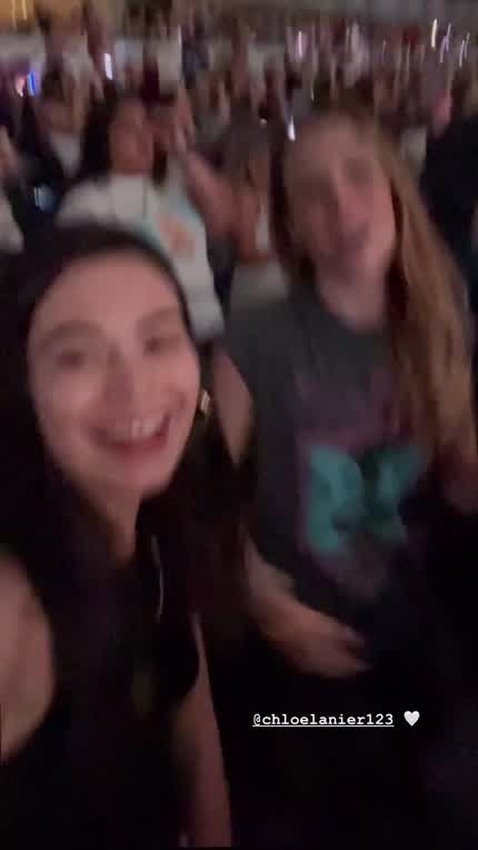 Taylor Swift Eras concert at SoFi Stadium in Inglewood IG story 8/9/2023