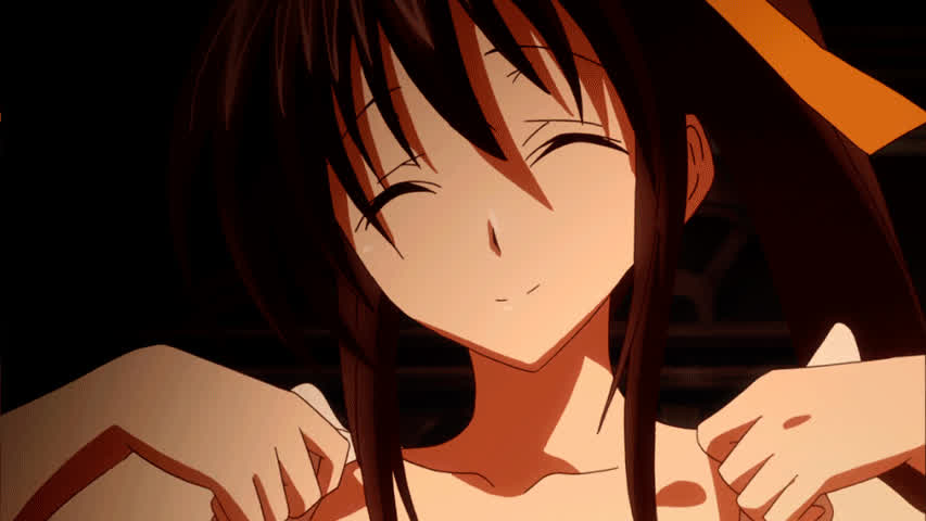 Akeno showing off her big tits [Highschool DXD]