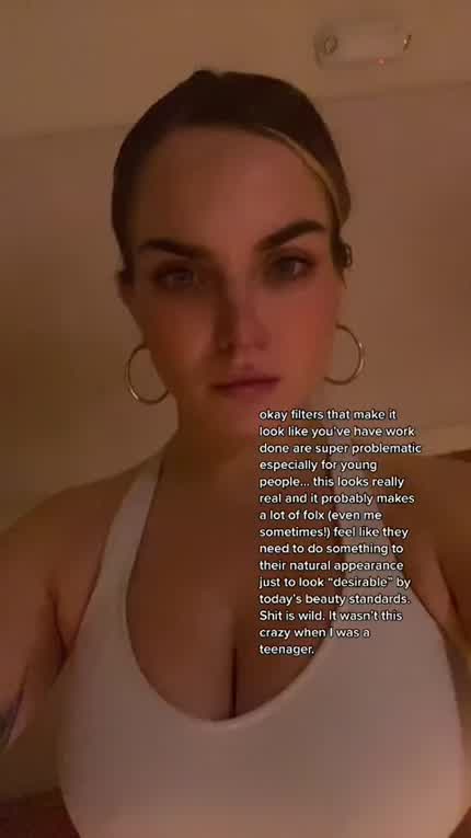 Selfie video, using filter | TikTok September 2021