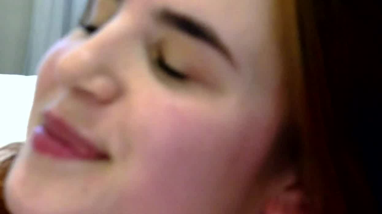 Cute Redhead taking in the ass first time...her expressions says it all