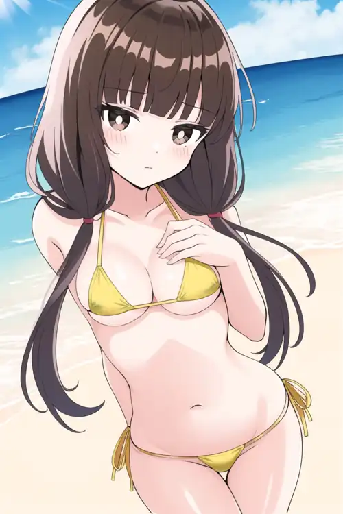 miko's swimsuit by ぴょ