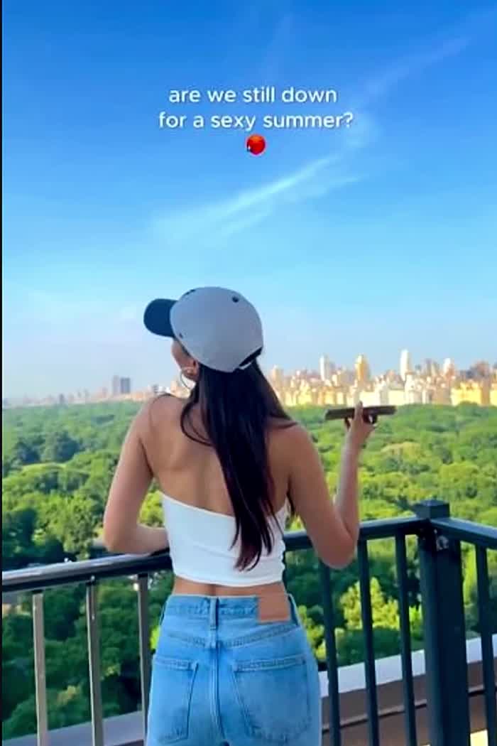 That is quite an awesome… view she has there.