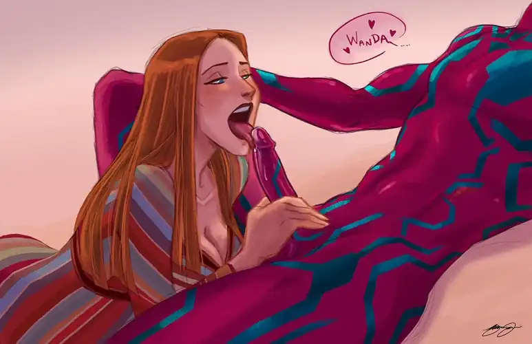 Wanda sucking cock