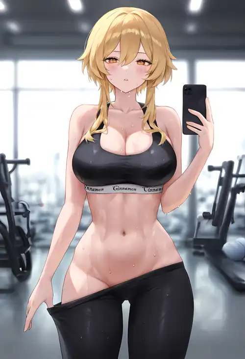 Lumine's Gym Selfie