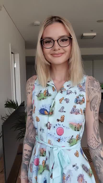 People are always surprised when I lift up my mini dress and reveal... nothing underneath