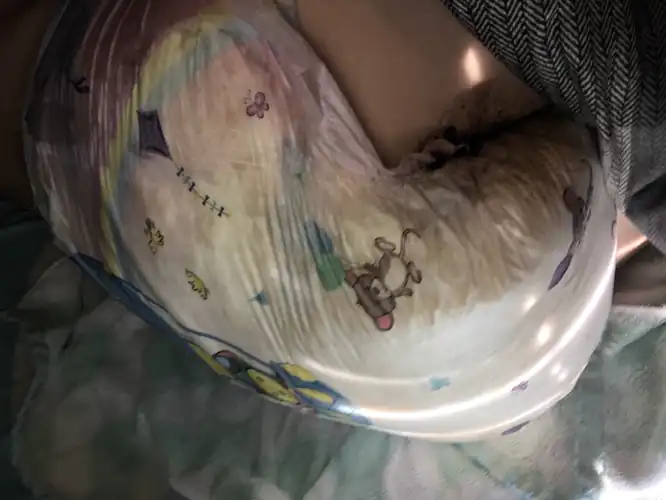 Can I have a diaper change now please mommy/daddy 😳