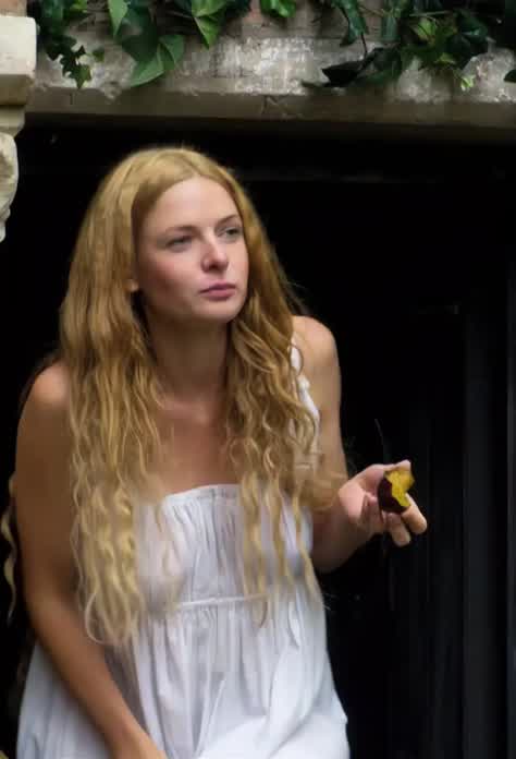 Rebecca Ferguson - The White Queen (2013) - see thru top