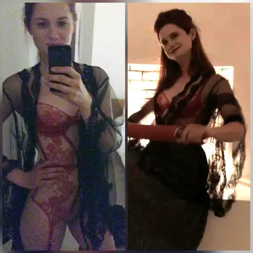 Bonnie Wright & her sexy Halloween costume ~before and after~ (not Halloween 2019)