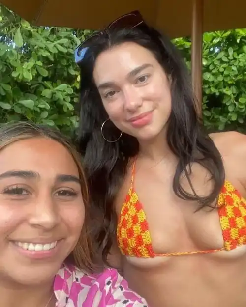 Dua Lipa Bikini selfie