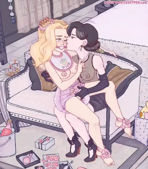 “Know it’s just you and me baby, just relax into your little space and let mommy take care of you❤️”