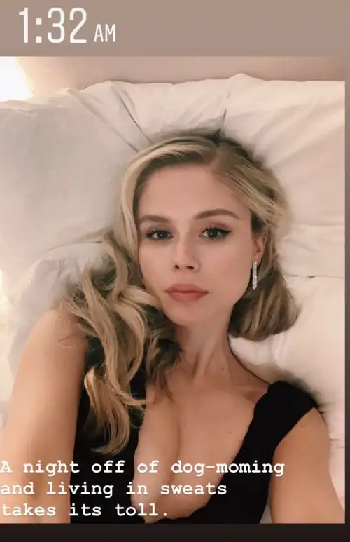 In bed
