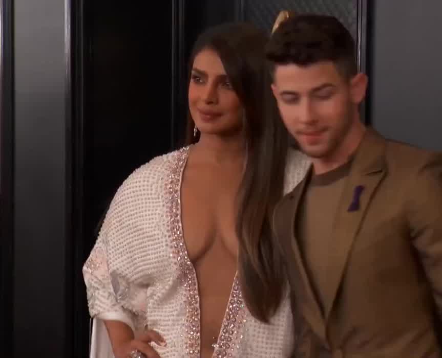 Priyanka at the 2020 Grammy Awards