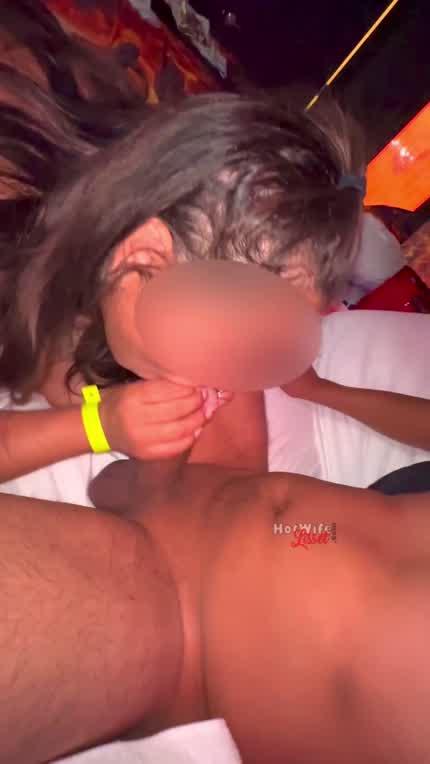 Sucking on a stranger’s cock while my girl friend played with my pussy 