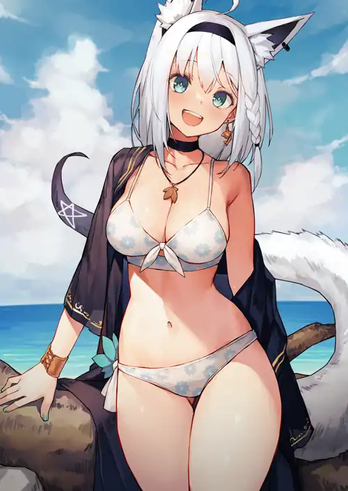 Swimsuit Shirakami Fubuki