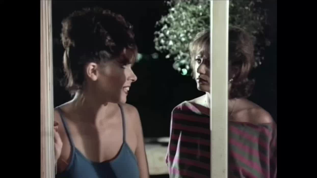 Janey Robbins & Honey Wilder fuck Tom Byron in Private Teacher. 1983