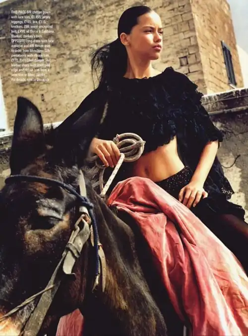 Riding a Donkey