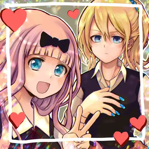 Hayasaka and Chika (By 彩咲あゆみ)