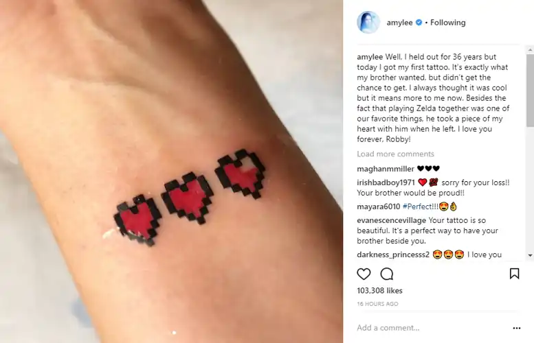 Amy's First Tattoo