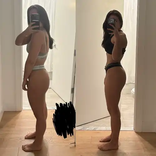 Started doing cardio exclusively after reading a study about exercise treating meth addictions (I was addicted to similar substances). I liked zoning out and not having to put too much thought into workout plans. About a month and a half between pictures :) very surprised by my physical changes