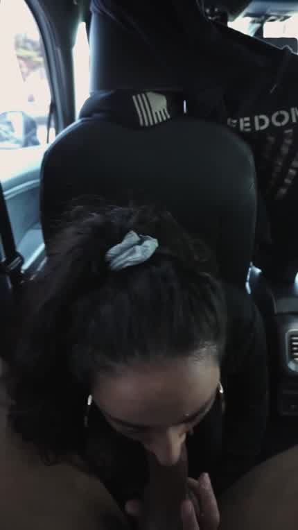 Risky car Bj leads to a Cum walk In SF