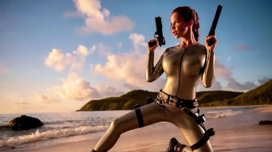 Lara Croft wallpaper by Bianca Beauchamp [2560x1440]