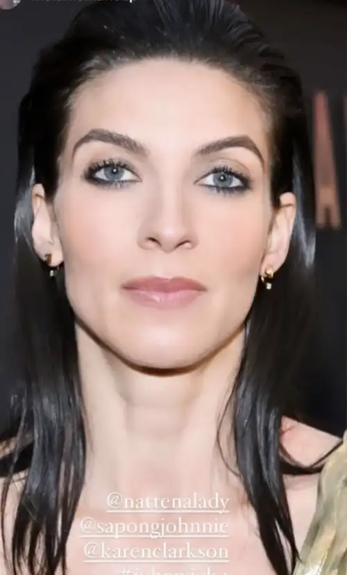 Premier makeup close up.