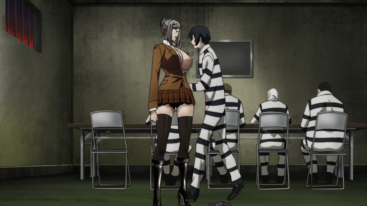 [Prison School] Shiraki Meiko being shameless.
