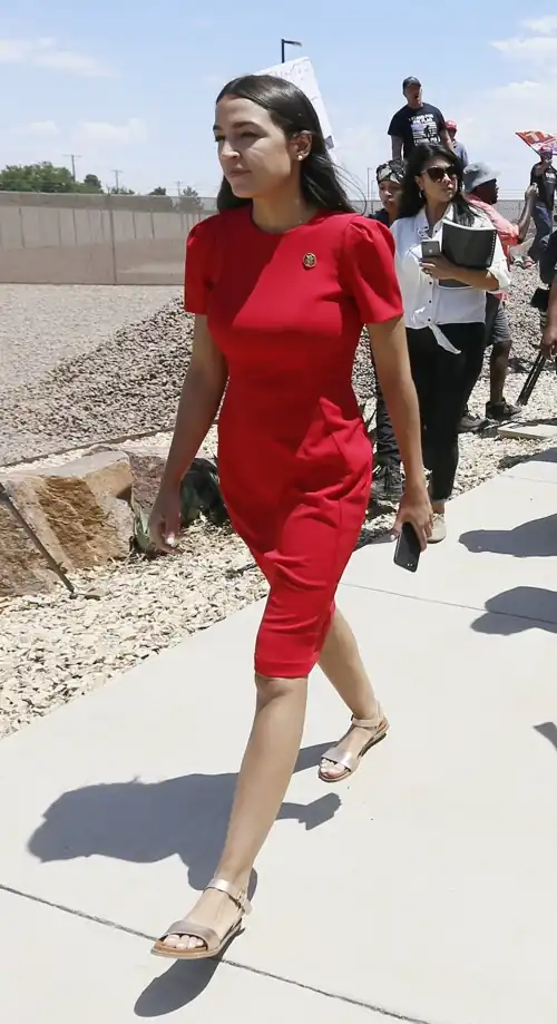 AOC knows what she has to do in order to get things done in Washington. She has a take off her clothes, show off those huge brown bombs, and titfuck her way to helping democracy. 