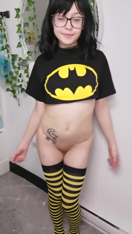 I may be tiny, but would you still slide your batmobile into my cave? [F]