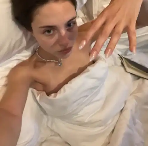 In bed