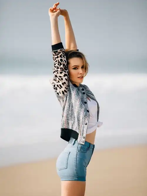On the beach