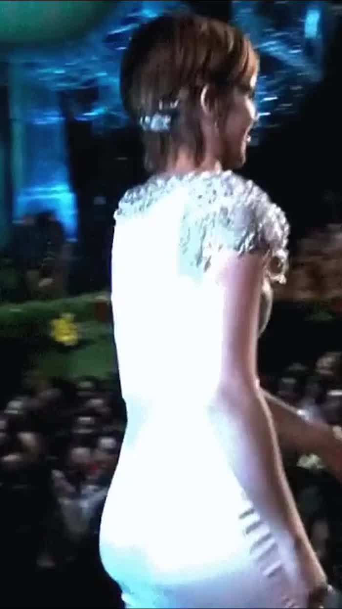 The dress barely hanging on 