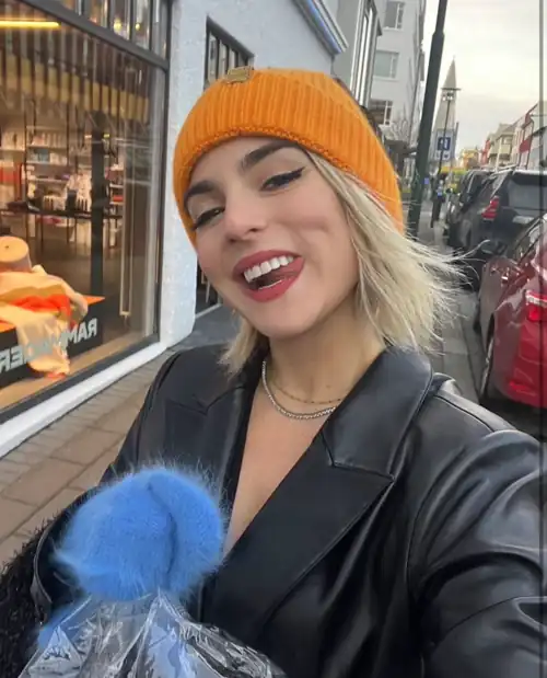 JoJo selfie while in Iceland | IG December 2023