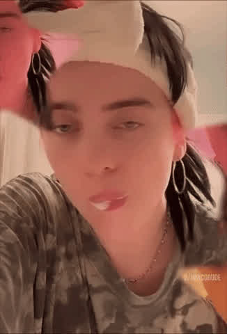 You look on in anguish as your Mom Billie Eilish spits out your bullies load right in front of you!
