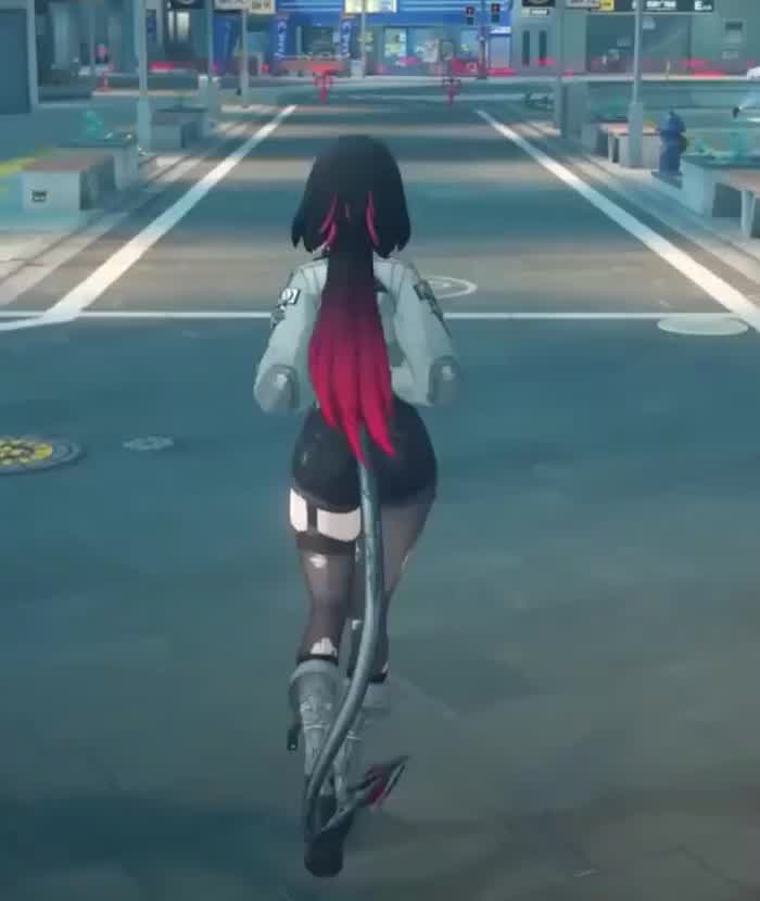 Some thicc Jane doe walking plot [Zenless Zone Zero]